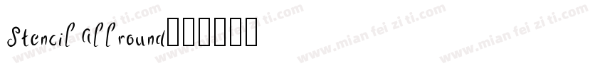 Stencil Allround字体转换